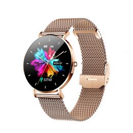 Women's Smart Bluetooth Watch Phone Calls, Stainless Steel Strap for Heart Rate Monitoring, Sports Platform