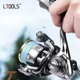 Accessories Spinning Wheel 500 800 1000 Diagonal Wholesale 5.4:1 Speed Ratio 7+1 Bearing Baitcasting Reel Carp Fishing Fishing Accessories