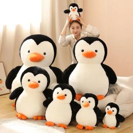 Cushions New Arrival 22/50cm Giant Soft Penguin Stuffed Plush Animal Toy Cushion Bed Sofa Bed Throw Pillows Warm Wonderful Gifts for Kids