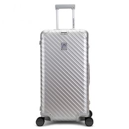 Luggage TRAVEL TALE 30" 32" Inch Men Spinner Large Suitcase 100% Aluminium Sport Travel Luggage Bag On Wheels