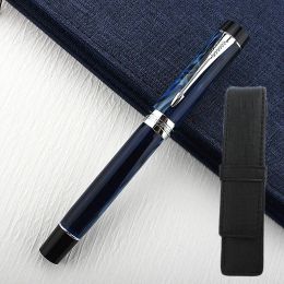 Pens JINHAO 100 Centennial Resin Galaxy Blue Fountain Pen Fine Nib Business Office ,Gift Box Option