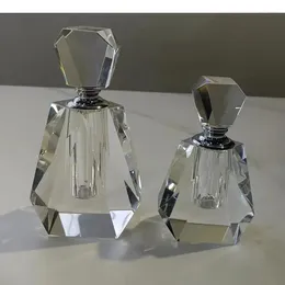 Storage Bottles Transparent Crystal Perfume Bottle Exquisite Essential Oil Container Creative Scent Liquid