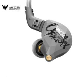 Earphones Whizzer OC1 Wired Headphones with Microphone Gaming and Vol Control Hifi Earphones Bass High Quality Clear Vocal