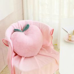 Dolls 40cm Creative Simulation Fruit Plush Toy Stuffed Peach Cushion Super Soft Peaches Pillow Lovely Gift For Girl Kids