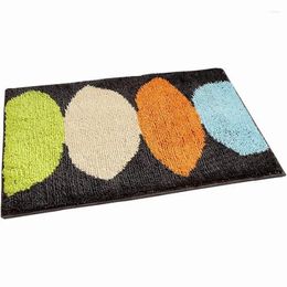 Bath Mats Inyahome Cartoon Strong Water Absorbing Bathroom Rugs Inside Funny Entryway Carpet Cute Indoor Entry Home Decor