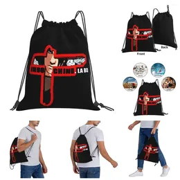 Backpack Indochine & Wave Band T Shi Drawstring Bags Gym Bag Unique Humour Graphic Rucksack