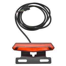 Lights LED Ebike Brake Rear Light HighBrightness Brake Warning Light Energy Saving Easy Installation for 36V 48V Electric Bike