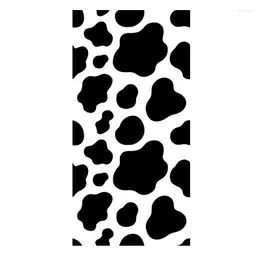 Towel Cute Cow Pattern Microfiber Beach Sport Funny Black Spot Print Swimming Bath Towels For Kid 140X70 Dalmatian Dog Gift