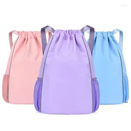 Outdoor Bags Sports Backpacks Waterproof Basketball Backpack Drawstring Gym Bag Soccer With Shoe Ball Compartment