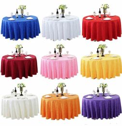 Double Hook Rec Small Polyester Jacquard White Hotel Banquet Tablecloths Table Round Cloth Mark Place Tablecloth Christmas1344580