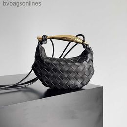 Trendy Original Bottegs Venets Brand Bags for Women Woven Bag Leather Sardine Bag Design Metal Half Moon Handle Dumpling Bags with 1to1 Logo