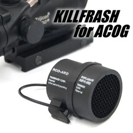 Accessories Airsoft Tactical ACOG Killflash 4X32 ACOG Scope Protector Cover Cap AntiReflection Device