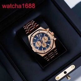 Mens AP Wrist Watch Royal Oak Series 26331OR Men's Watch 18k Rose Gold Automatic Mechanical Sports World Luxury Watch Diameter 41mm