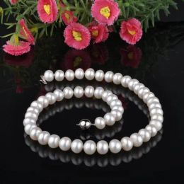 Necklaces Promotion CHEAP SALE FREE SHIPPING 100% Genuine Freshwater 810mm Big Size Pearl Necklace Fashion Accessory Nice Bridal Jewelry