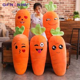 Dolls 1pc 45/70/90cm Cartoon Smile Carrot Plush toy Cute Simulation Vegetable Carrot Pillow Dolls Stuffed Soft Toys for Children Gift