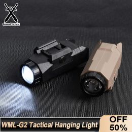 Scopes Tactical Flashlight WmlG2 Apl Fit 20mm Picatinny Rail Glock G17 G18 G19 Outdoor Hunting Airsoft Weapon Light Scout light Sight