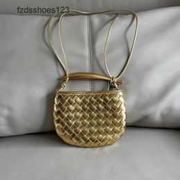 Cowhide One tote Sardine Bags Han Sardine Luxury Bottegss Luxury bag Venata Spring Woven Women's Shoulder Crossbody Handle Girl Classic 2024 M47L