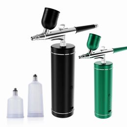 Scrubbers High Pressure Nano Spray Face Steamer Moisturising Beauty Water Oxygen Injector Facial Pore Cleaner Nail Skin Care Tool Airbrush