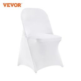 VEVOR 12 30Pcs Wedding Chair Covers Spandex Stretch Slipcover for Restaurant Banquet el Dining Party Universal Chair Cover 240422