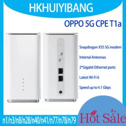 Routers Original Unlocked OPPO 5G CPE Mobile Router T1A SDX55 NSA SA WiFi 6 5G Sim Card Wireless Modem 4.1Gbps PK MC801A1 HW H122373