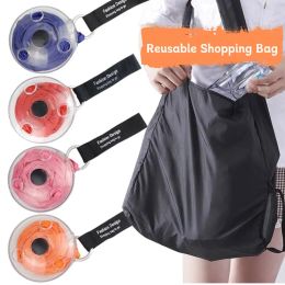 Bags Foldable Shopping Bag Reusable Ecofriendly Bag Polyester Handbag Portable Shoulder Supermarket Shopping Storage Grocery Bags