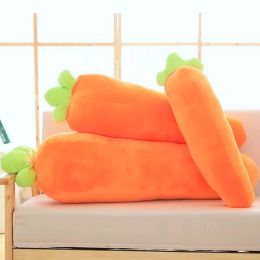 Dolls 90/110cmKawaii Simulation Carrot Plush pillow toy Cute Soft Stuffed Vegetable Carrot Pillow Doll for Kids girl boy birthday Gift