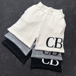 Apricot Black Grey Drawstring Shorts Men Women 1 Quality Summer Knit Shorts