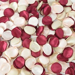 Decorative Flowers 100Pcs Silk Rose Petals Artificial Flower Petal Valentines Day Room Decoration Wedding Party Throwing Confetti