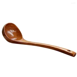 Spoons Wooden Cooking Rice Scoop Coffee Stirring Mixing Soup Natural Utensils Handmade Home Tableware Cutlery For
