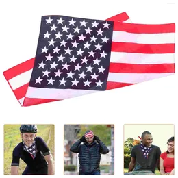 Bandanas 3 Pcs American Flag Creative Headdress Hip Hop Country Headscarf Fashion Headwear Women's