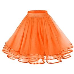 ALine Women Tutu Skirt Versatile Stretchy Mini Flared Casual Ballet Performance Elastic Waist Tulle Petticoat Skirts 240419