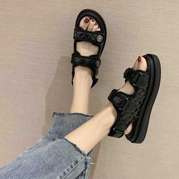 Sandals designer sandals famous slides sandale flat slipper sliders shoes bottom flip flops summer casual beach sandal real leather top quality