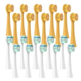 Heads 20/50PCS for Apiyoo A7 Kid/Mole Duck Brush Heads Replacement Soft DuPont Bristle Nozzles Vacuum Sonic Electric Toothbrush Brush