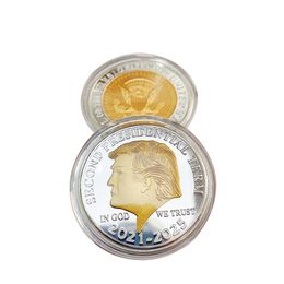 2021-2025 Tome Trump America Back Coin Moeda de artesanato presidencial dos EUA