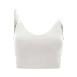 Designer Lelemon Yoga Tank Womens Bra Classic Popular Soft Tank Gym Crop Lelemon Yoga Vest Beauty Back Shockproof with Removable 885