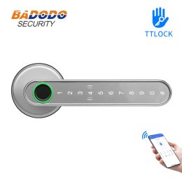 Control TTLock APP Smart Remote Control Fingerprint Password RFID IC Card Single Latch Deadbolt Lock