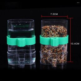 Other Bird Supplies Feeder Universal Plastic Water Food Automatic Feeding Parrot Pet Dispenser Cage Accessories