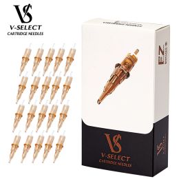 Needles EZ V Select Tattoo Cartridge Needles #10 (0.30 MM) Round Liner Safety Elastic Membrane for Rotary Machines 20 PCS/Box