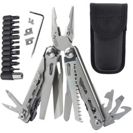 30 in1 Multitool Plier Cable Wire Cutter Multifunctional Multi Hand Tools Outdoor Camping Portable Folding Pliers Knife Knipex 240412