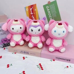 Cutes pink bear Plush Toy Stuffed Animals Sheep Soft Pillow Toy Home Decorative Christmas Birthday Gifts