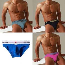 ORS Underpants Brand Hot Briefs High Elasticity Sexy Hollow Mesh Shorts Gay Sleepwear Quick Drying Breathable Men Underwear W0412