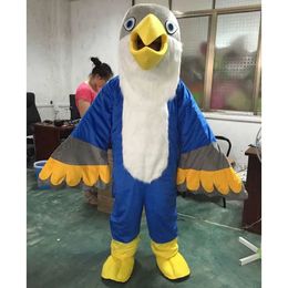 2024 New Adult Hercules Blue & White Bird Mascot Costume Fun Outfit Suit Birthday Party Halloween Outdoor Outfit SuitFestival Dress