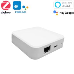 Control Ewelink Zigbee 3 Gateway Smart Home Hub Wireless/wired Remote Controller Works with Alexa and Google Home
