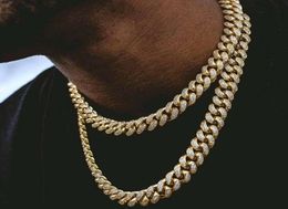 Cuban Link Chain Diamond Men Jewellery Necklace Designer Necklace Chain Luxury Designer Jewellery Women Necklace Chain Jewellery Birthda2777944