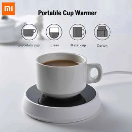 Irrigator Xiaomi Mug Heater Coffee Mug Cup Warmer Smart Heating Pad Large Heating Plate Warm Mat Constant Temperature GravityInduction