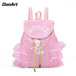 Stage Wear Girls' Princess Dancing Bags Children's Latin Ballet Backpack Gymnastic Sports Yoga Dance Bag Schoolbag For Girls Gift Kid