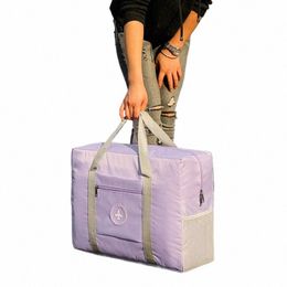 travel Folding Trolley Bag Large Capacity Lage HandBag Portable Boarding Storage Bag Packing Cubes Compri Organiser Y3aE#