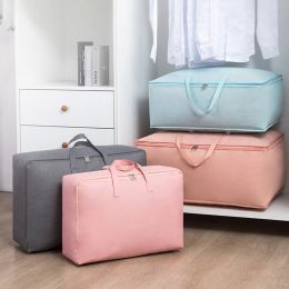 Bags Large Capacity Clothes Storage Bag Waterproof Cabinet Wardrobe Organizer Quilt Pillow Blanket Organizer Dustproof Bedding Storag