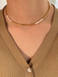 Necklaces Brass AAA Zircon Lock Crystal Pendant Necklace Women Jewellery Vintage Punk Designer Runway Gown Boho Japan Korean