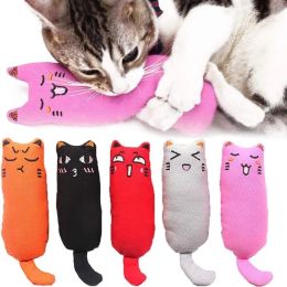 Toys Rustle Sound Catnip Toy Cats Product For Pets Cute Cat Toys For Kitten Teeth Grinding Cat Plush Toy Thumb Pillow Pet Accessories